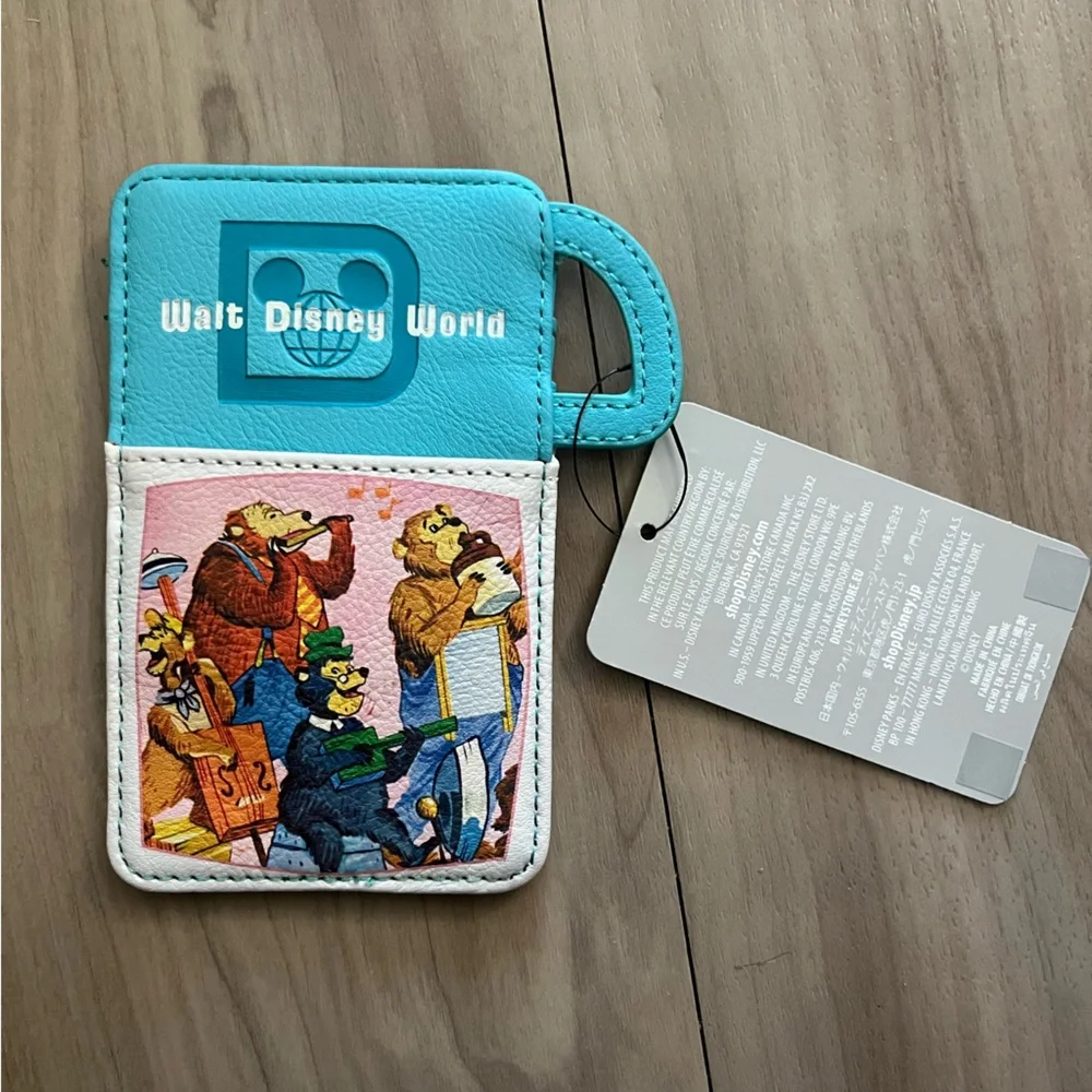Disney World 50th Anniversary Vault Series Mickey Country Bears Wallet ID